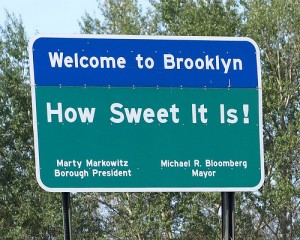 Brooklyn's pride in being home of Jackie Gleason and The Honeymooners.  One of Jackie's most famous sayings.