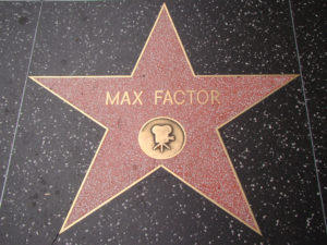 Max Factor's star, on Hollywood Blvd